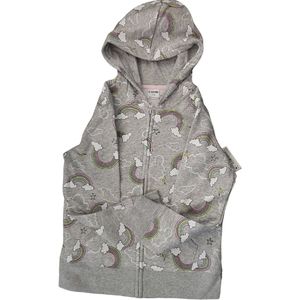 NWT Girls Size Medium (8) zip up hooded sweatshirt